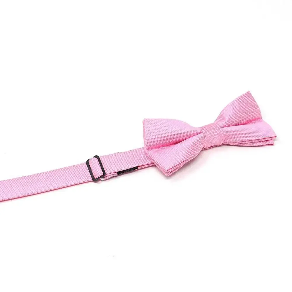 Selini New York - Poly Woven Men's Banded Bow Tie and Hanky Set - BTH6308